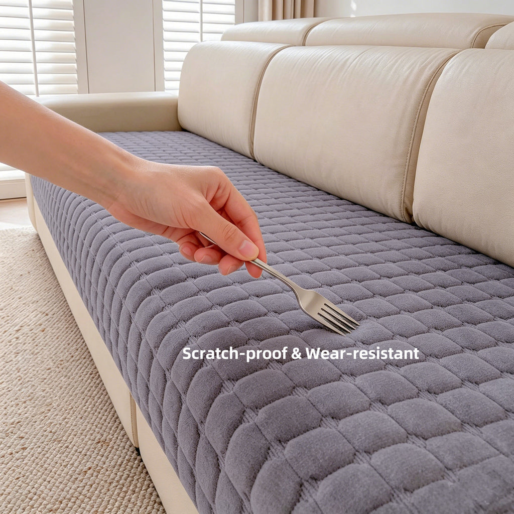 Yantheti A01 quilted sectional sofa cushion cover 5