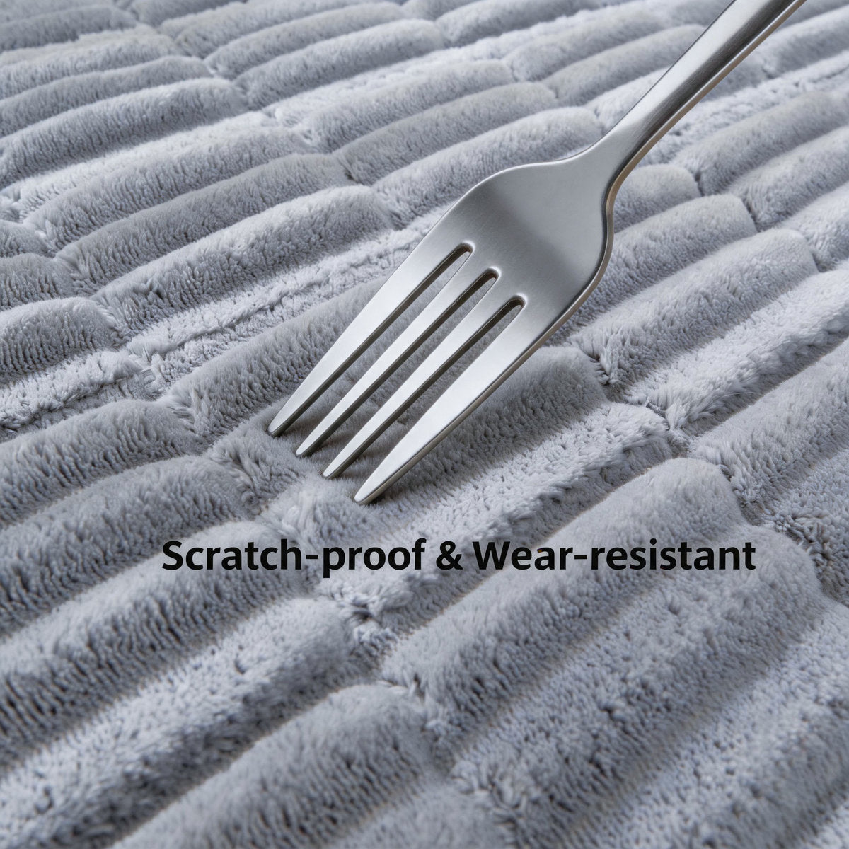 Yantheti A07 soft striped plush sofa cover 7