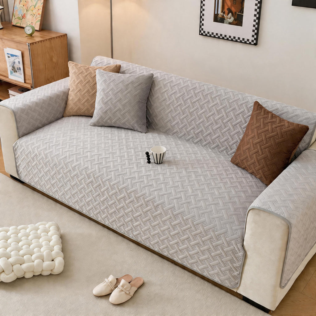 Yantheti A08 soft velvety sofa cushion cover 4