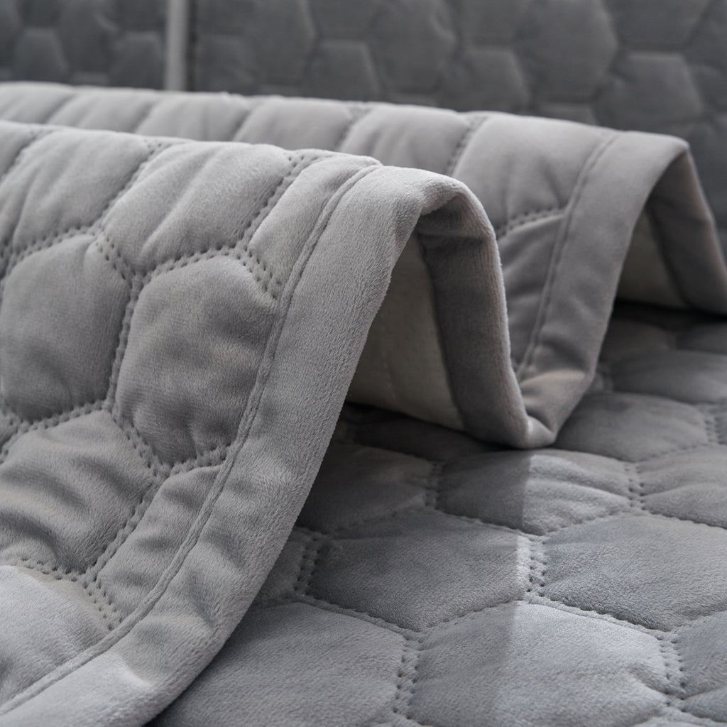 Yantheti A09 plush velvet sofa cover 2