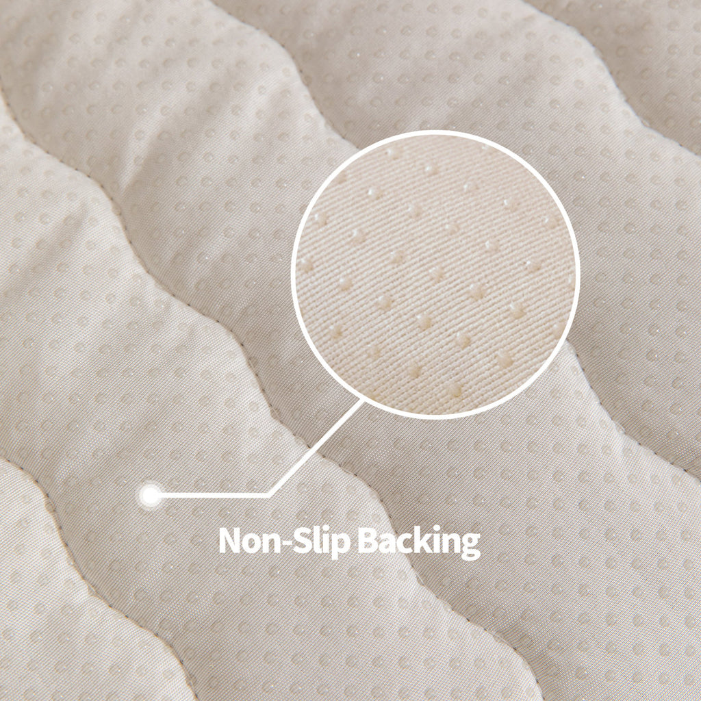 Yantheti A16 textured sherpa sofa cover 2