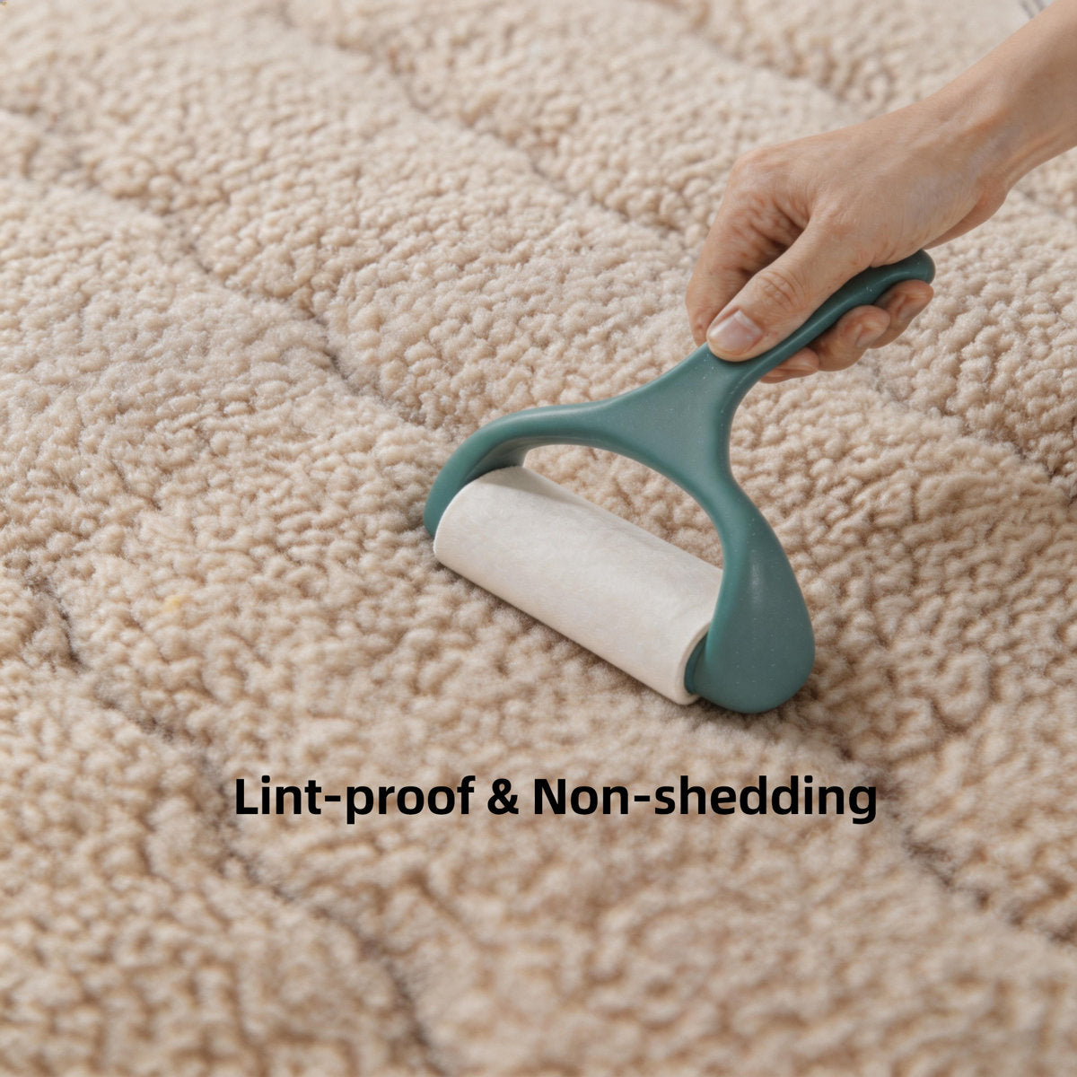 Yantheti A16 textured sherpa sofa cover 3