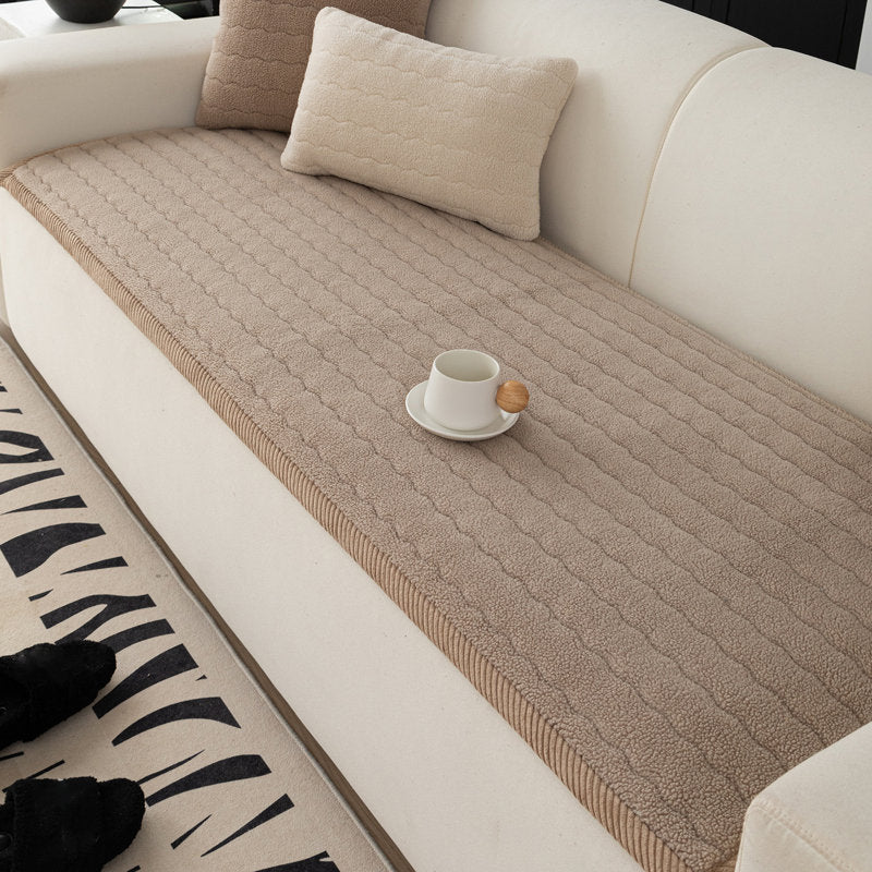 Yantheti A16 Light Coffee loveseat sofa cover