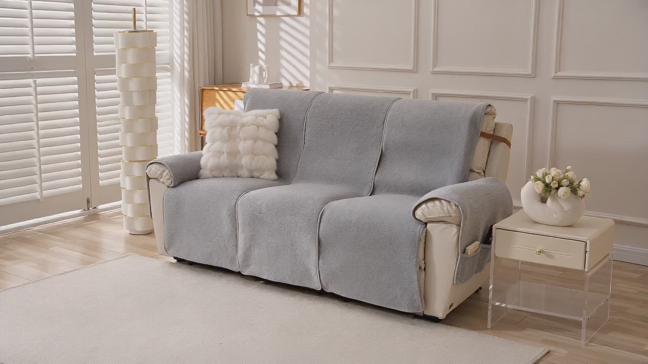 Yantheti C12 sherpa recliner cover product video