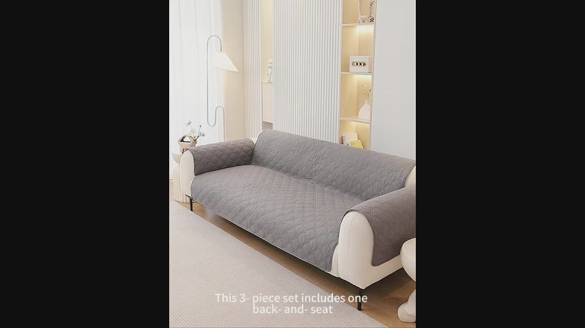 Yantheti A17 diamond plaid sofa cover product video